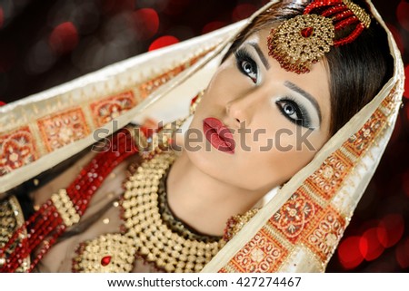 Indian Bridal Hairstyles Stock Images, Royalty-Free Images 