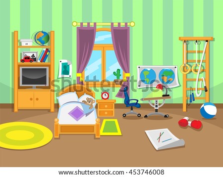 Messy Room Stock Illustration 7738222 - Shutterstock