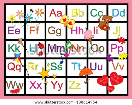 alphabet chart stock images royalty free images vectors shutterstock