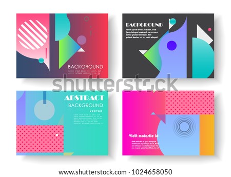 original presentation templates creative flyer leaflet stock vector original line flyer