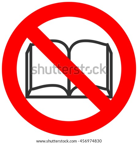 No Read Book Icons Set Great Stock Vector 299610074 - Shutterstock