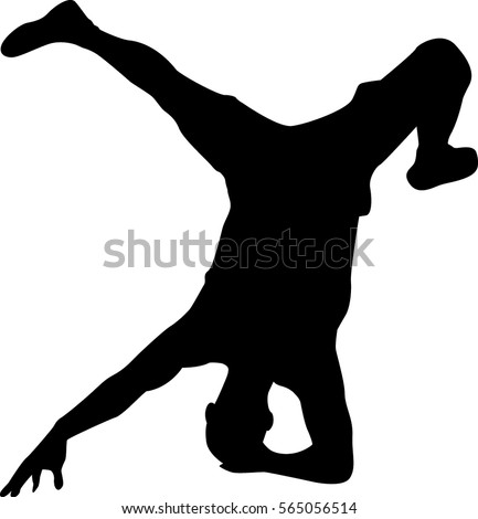 Break Dancer Silhouette Stock Images, Royalty-Free Images & Vectors