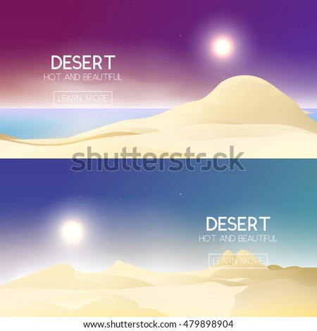 Desert banners