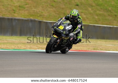 MUGELLO - ITALY, JULY 13: British Yamaha rider Cal Crutchlow at 2012 Qualify Session Grand Prix TIM of Italy MotoGP at Mugello circuit on July 13, 2012