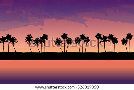 Palm Tree Sunset Stock Images, Royalty-Free Images & Vectors | Shutterstock