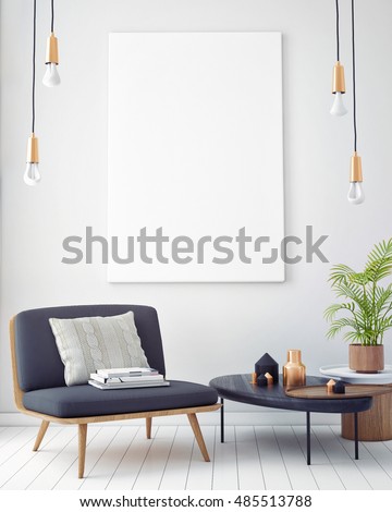 mock poster vintage pastel hipster minimalism stock illustration mock poster vintage pastel hipster minimalism stock illustration