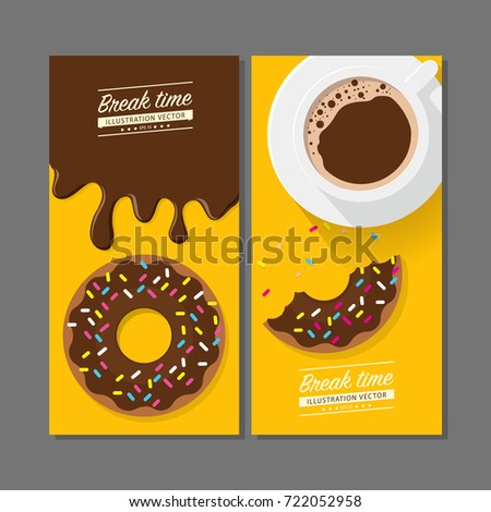 Set Realistic Vector Vertical Chocolate Banners Stock Vector 578843626 ...