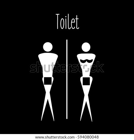Bathroom Sign Male Vector funny toilet signs stock images, royalty-free images & vectors Bathroom Sign Male Vector funny toilet signs stock images, royalty-free images & vectors