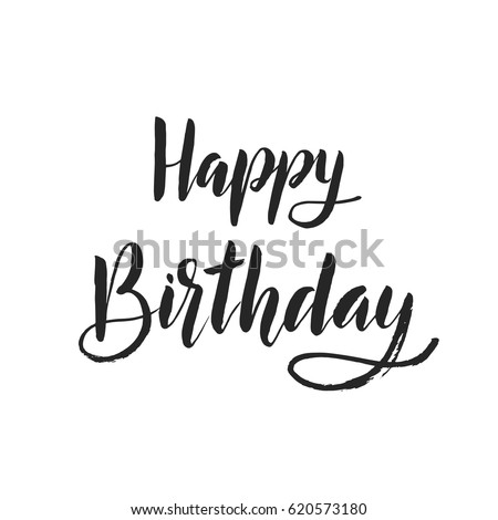 Happy Birthday Calligraphy Stock Images, Royalty-Free Images & Vectors ...