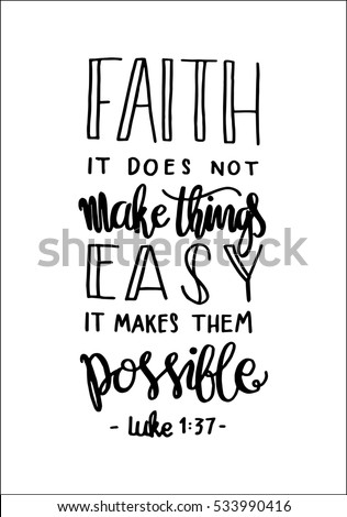 verses faith bible own making about your Does Vector 533990416 Things Stock Easy Not Make Faith