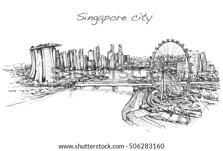 Singapore Landmark Stock Images, Royalty-Free Images & Vectors ...