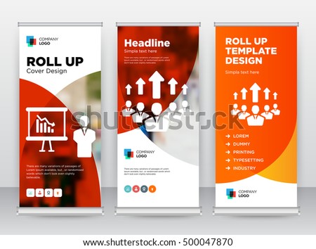 Red Orange Training Growing Team Building Stock Vector 500047870 Shutterstock Team Brochure Template