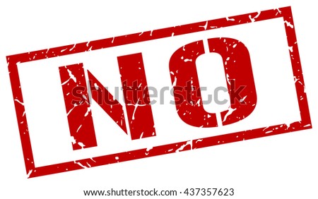 No Stampstampsignno Stock Vector (Royalty Free) 437357623 ...