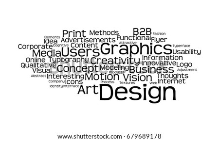 Success Typography Graphic Work Consisting Important Stock Vector ...