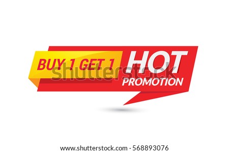 Download Sale Vector Banner Template Buy 1 Stock Vector 568893076 ...