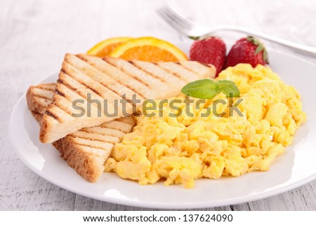 scrambled eggs