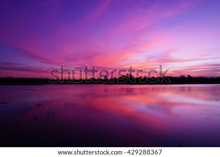 Purple sky wallpaper