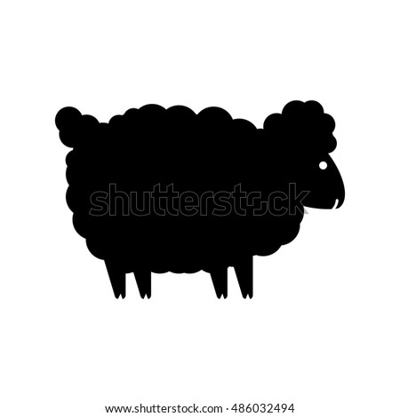 Black Sheep Stock Vector 334806245 - Shutterstock