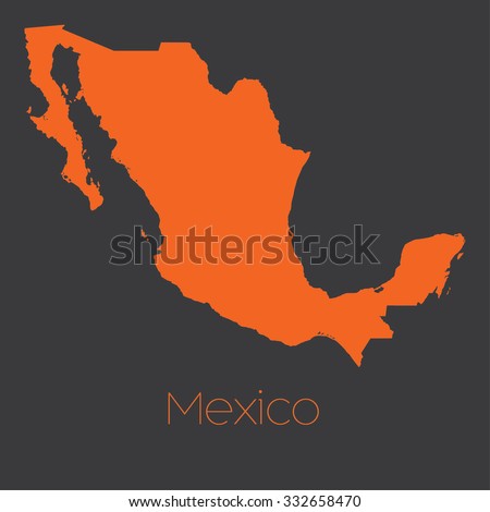a map of the country of mexico