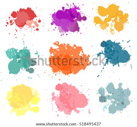 Vector paint splash