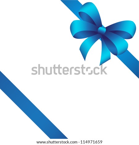 blue ribbon background