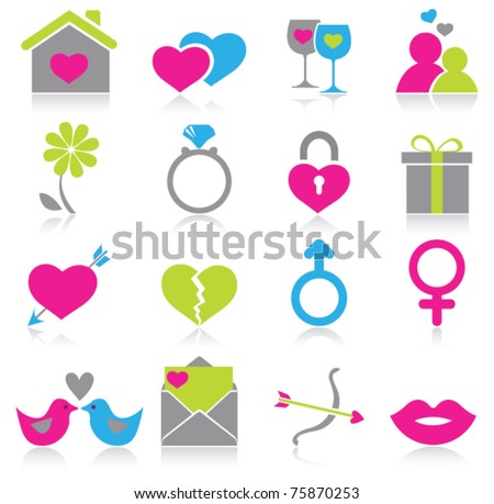 Love icons