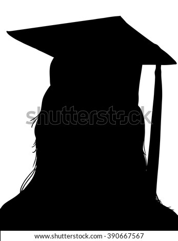 vector dress graduation Images Stock Free Images, Royalty Silhouette Grad