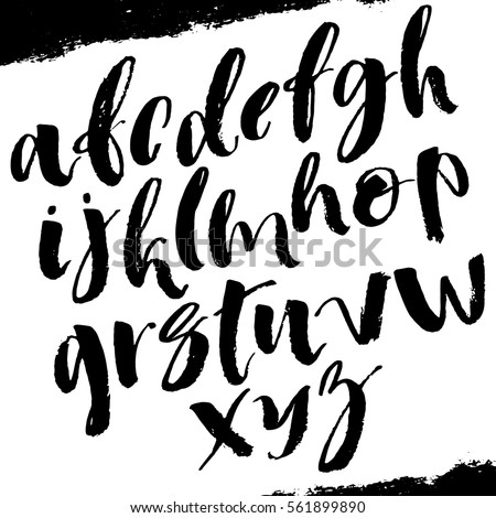 Calligraphy Letters Stock Images, Royalty-Free Images & Vectors ...