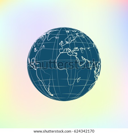 map vector world oval Stock Ovalshaped Map  Grid  Vector World 25861066 Shutterstock