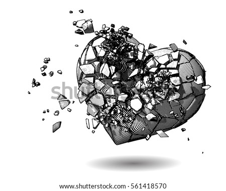 Shattered Heart Stock Images, Royalty-Free Images & Vectors | Shutterstock