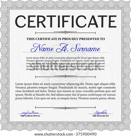 certificate quality sample Design Quality Sample Background Certificate Artistry