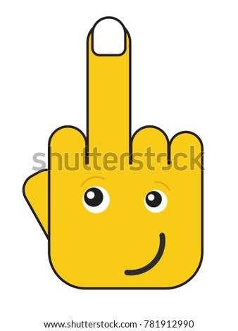 middle finger emoji picture