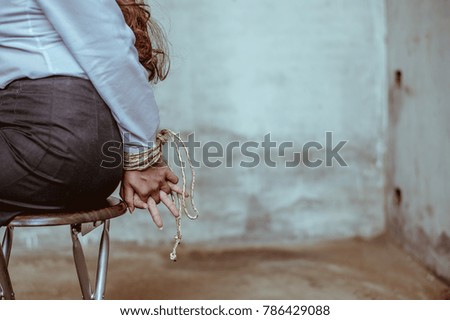 Tied To Chair Stock Images, Royalty-Free Images & Vectors | Shutterstock