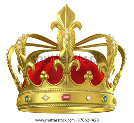 This Golden Crown King Stock Illustration 33626266 - Shutterstock