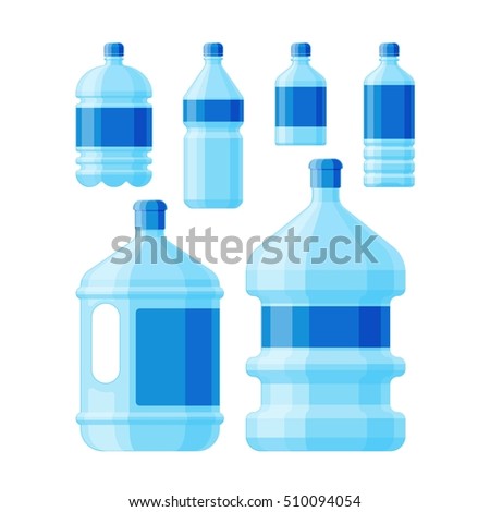 box bottle vector Container Royalty Stock Images, Water Free Images