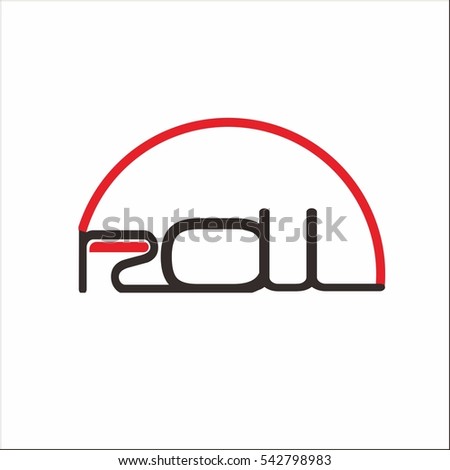 roll vector letter Logo 542798983 Roll Vector  Vector Stock Shutterstock  Letter