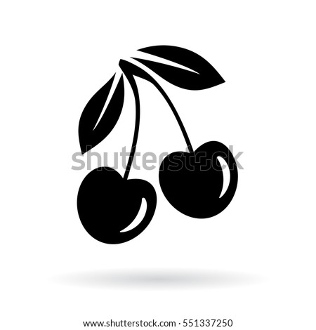 Cherry vector icon
