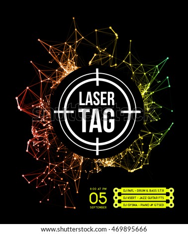 laser tag game target