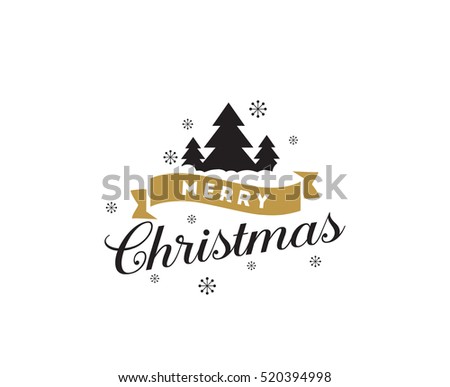 Merry Christmas Happy New Year Greeting Stock Vector 529953163 - Shutterstock