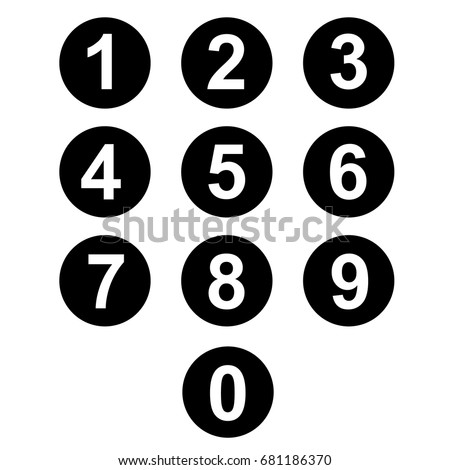 Number Icons Stock Images, Royalty-Free Images & Vectors | Shutterstock