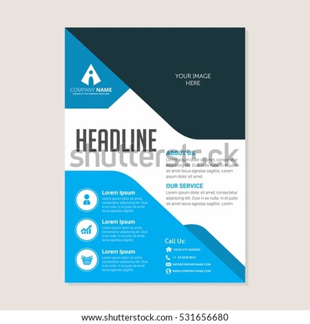 corporate business annual report brochure flyer stock vector hd flyer fliar