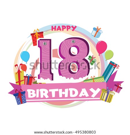 Happy 18th Birthday Stock Images, Royalty-Free Images & Vectors ...