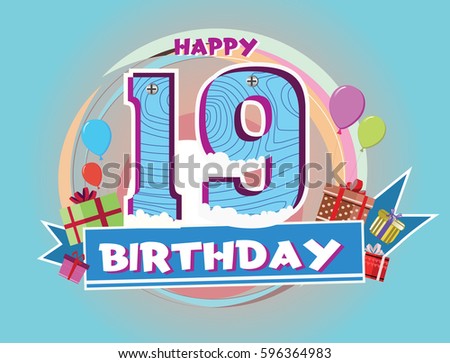 19 Birthday Stock Images, Royalty-Free Images & Vectors | Shutterstock