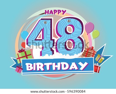 48 Birthday Stock Images, Royalty-Free Images & Vectors | Shutterstock