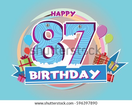 87 Birthday Stock Images, Royalty-Free Images & Vectors | Shutterstock