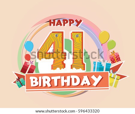 41 Birthday Stock Images, Royalty-Free Images & Vectors | Shutterstock