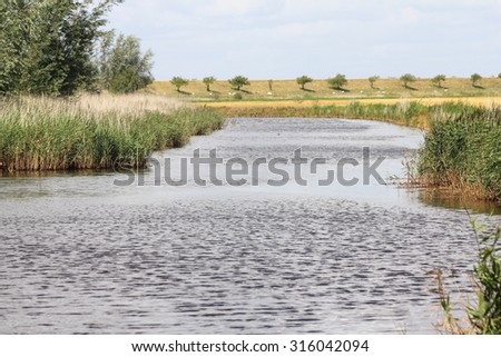 boardwalk footpath rustic snow drainage netherlands through channel shutterstock beach