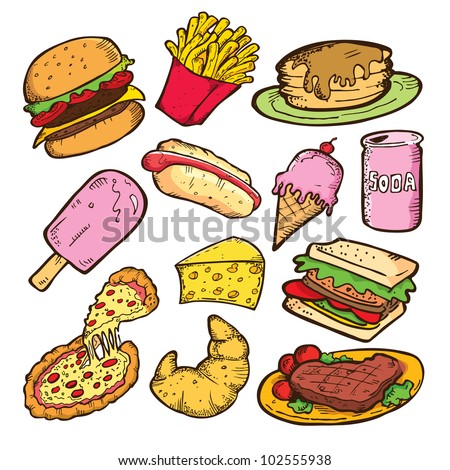 Cartoon Food Stock Images, Royalty-Free Images & Vectors | Shutterstock