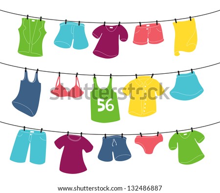 Laundry Line Clipart Laundry Line Clipart