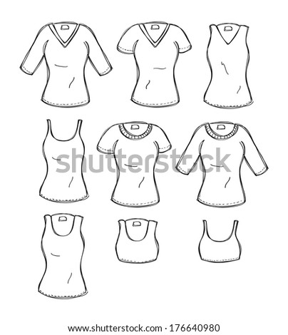 Clothing templates Stock Photos, Images, & Pictures | Shutterstock